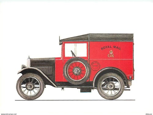 Carte postale automobiles - -,