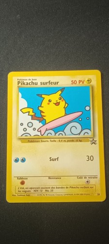 Pikachu surfeur promo black - surfeur,