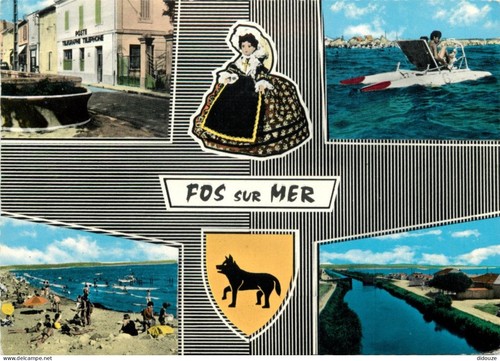 Carte postale fos sur - postale,