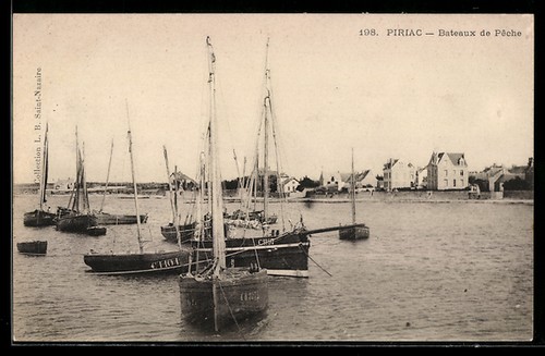 Cpa piriac bateaux pêche - piriac,,