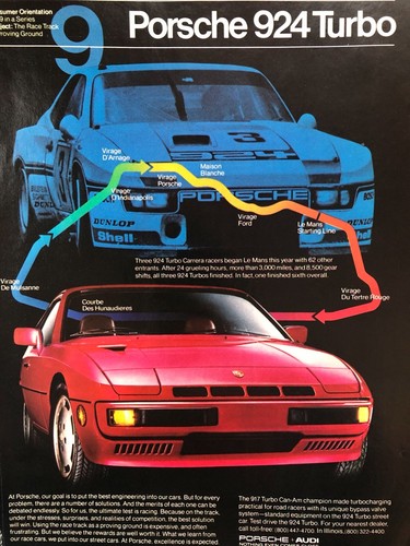 Vintage 1980 porsche 924 - vintage,