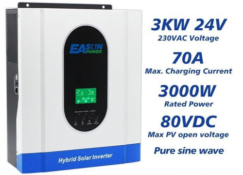 Onduleur solaire hybride 3kw - onduleur,