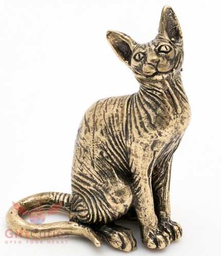 Bronze figurine sphynx - sphynx, cat