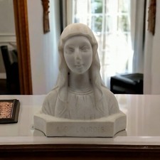 Religious object representation of the virgin signed Ch Maillard