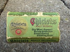 Early Chiclets Chewing Gum Box....Sen Sen Gum Co.