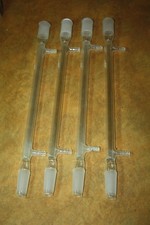Lot of 4 Kimax Glass  Jacketed Liebig Distillation Condenser 24/40 No. 18190