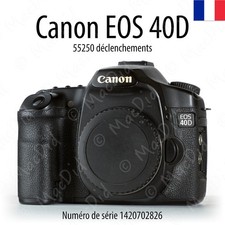 Canon EOS 40D parfaitement