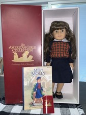 Molly American Girl 18” Doll W/ Original Outfit Pleasant Company