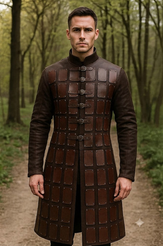 Armure torse cuir - , brigandine