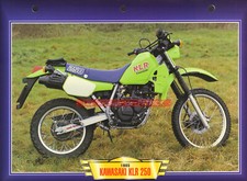 KAWASAKI KLR 250 1985 (1985-1991) : Fiche Moto #000671