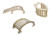 Arc d'escalade avec toboggan