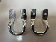 Land Rover Série 2, 3, 109, 88 & Militaire U Forme Arrière Crochets Corde X 2