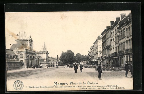 Cpa namur place - place, la