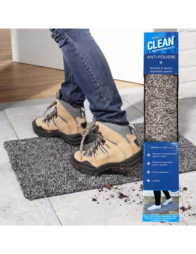 Tapis paillasson magique brun - tapis,