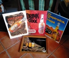 4 Plaque cartons biére