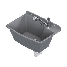 Évier Lavabo Évier De Cuisine Avec Robinet Bac À Laver Extérieur Jardin Garage