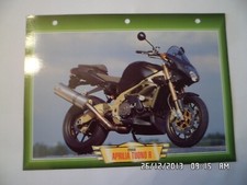 CARTE FICHE MOTO APRILIA TUONO
