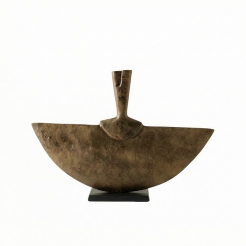 Sculpture demi lune noir - sculpture, demi-lune
