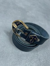 Ceinture cuir marine vintage
