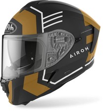 Airoh Spark Thrill Black Gold Matt Full Face Helmet Size XL Helmet Helmets