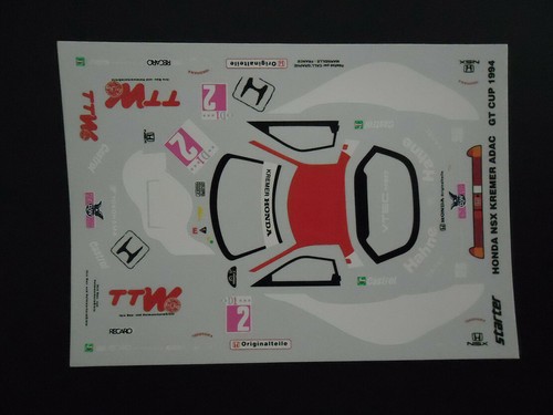 Decal honda nsx adac gt - decal,
