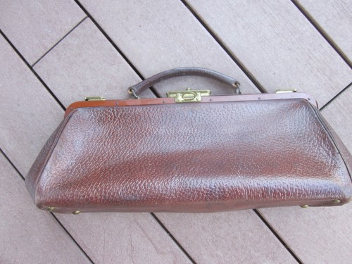 Ancienne sacoche cuir sac - ancienne, de
