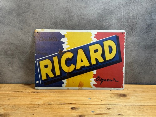 Plaque métal ricard 873 - ricard,