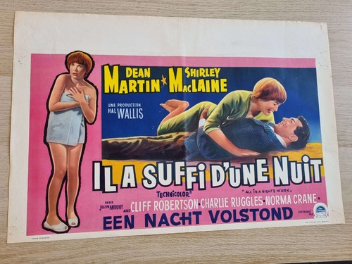 Affiche ancienne cinéma belge