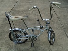 Schwinn Stingray Grey Ghost Krate Baseball Bat Silver Mist Boys Muscle Bike 1971