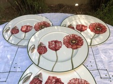 Lot De 4 Grandes Assiettes