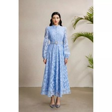 Longue Robe Dentelle Élégant