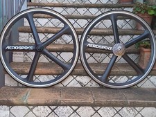Aerospoke USA Pair Carbon Race Wheels 26" Triathlon Colnago White 