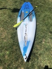 11’ Ocean Kayak NALU Stand Up Paddleboard SUP + Carbon Fiber Paddle USED 