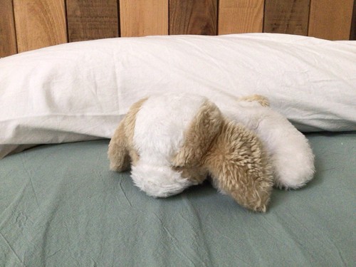 Doudou vintage chien boulgom - vintage,
