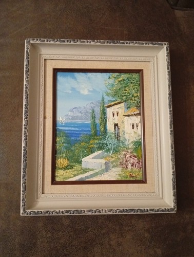 Tableau peinture huile - tableau, à
