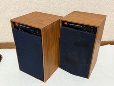 JBL 4312M  pair Compact monitor speakers 3 Way wood grain Vintage Japan