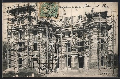 Cpa monnaie mortier - cpa, le