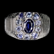 925 Bague en Argent Ovale