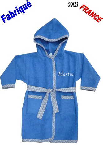 Peignoir enfant prénom - , brodé