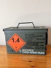 Empty Military Ammunition Box Military Airsoft Hunting Waterproof Deco