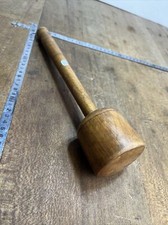 No. 26 Old Tool, Antique Kitchen Tool Folk Art Pestle Mash Press Vintage