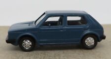 FLEISCHMANN HO 1/87 VOLKSWAGEN GOLF MICROPHONE DARK BLUE GREY CHASSIS decorated no box