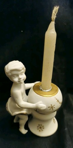 Statuette bougeoir angelot - statuette,