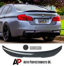 BMW 5 Series M5 F10 Carbon Fibre Rear High Kick PSM Ducktail Spoiler Wing 10-17