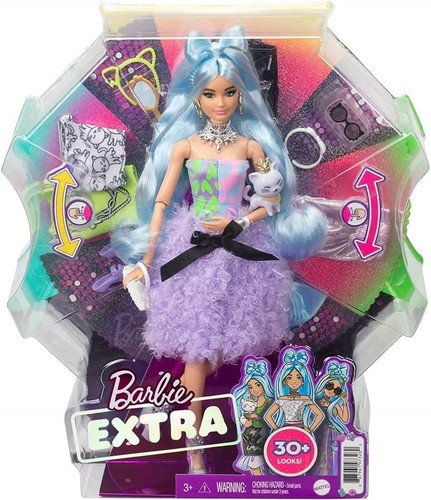Barbie extra cheveux bleus - extra,