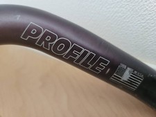 PROFILE RACING/DESIGN Bullhorn Guidon Noir 400mm 26.0 Track Fixed Gear TT US