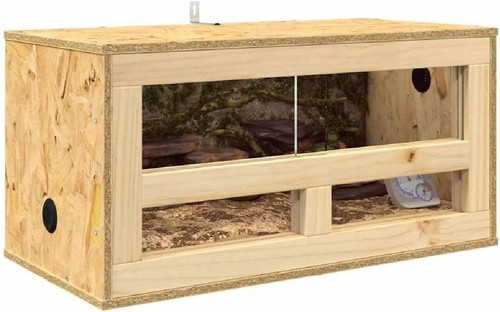 Terrarium bois osb - bois, 60