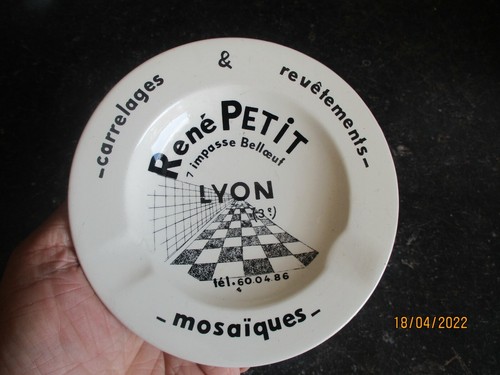 Ancien cendrier publicitaire - cendrier,