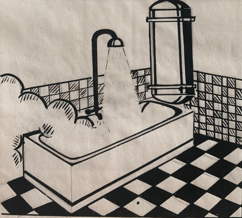 Rare dessin gouache projet - rare,
