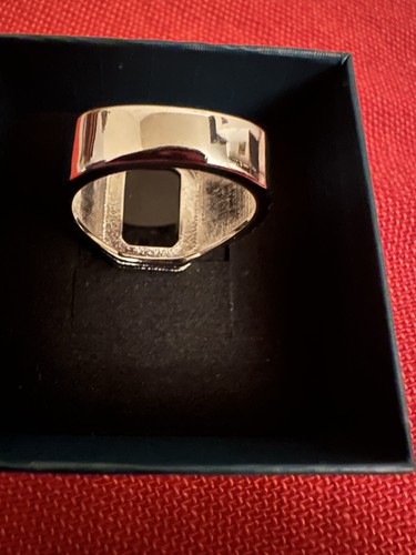 Bague argent massif - en,